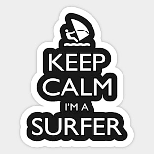 Keep Calm I’m A Surfer – T & Accessories Sticker